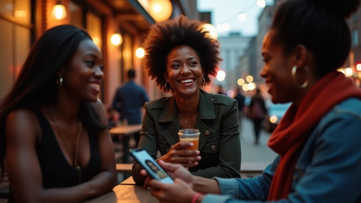 Black Singles Dating in Cincinnati: Building Local Connections - editorial photograph