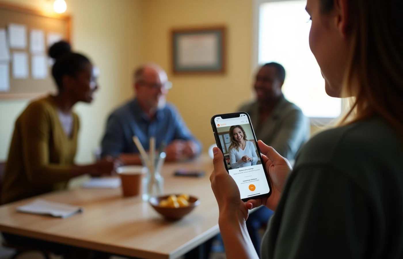 Riverside offers both congregational and online paths to connection - supporting editorial photograph