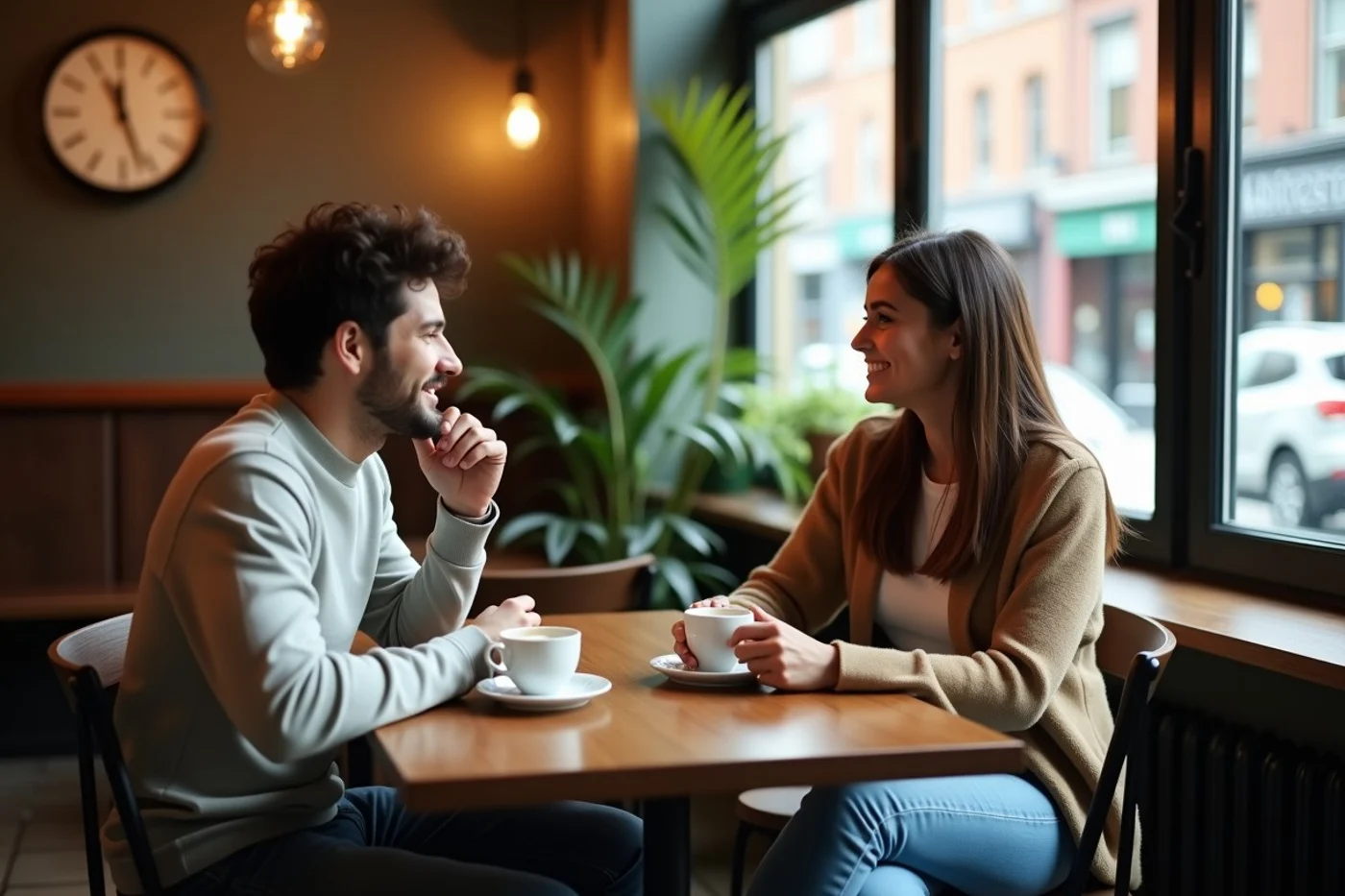 First Date Tips for a Comfortable, Useful First Meeting - editorial photograph