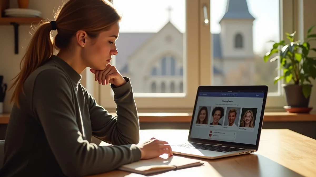 How to Evaluate Free Dating Sites for Catholic Singles - editorial photograph