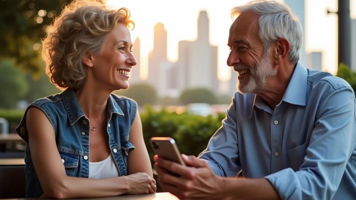 Free Dating Sites for Singles Over 50 in Houston - editorial photograph