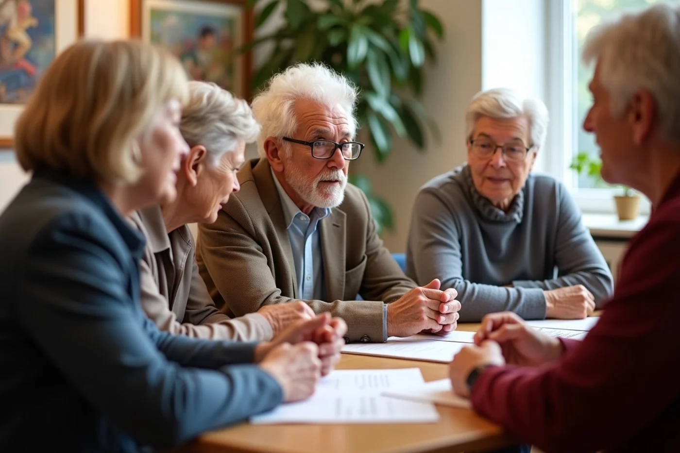 Likely meeting places for single parents over 65 - supporting editorial photograph