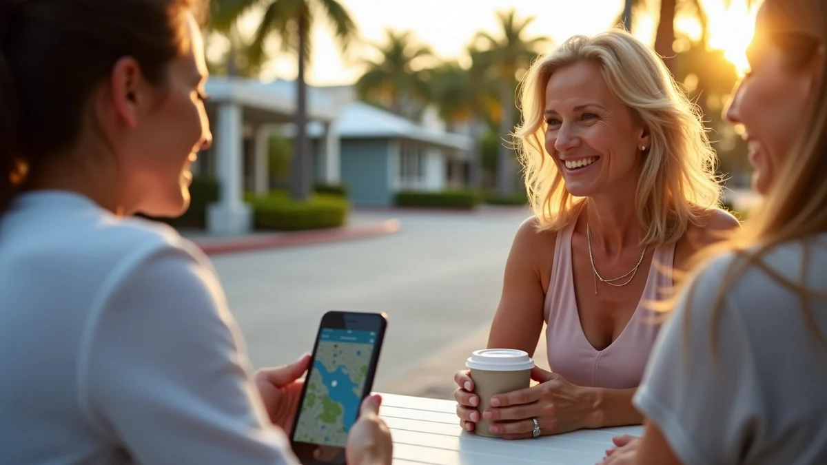 Dating Divorced Singles in Miami Through Local Activities and Apps - editorial photograph