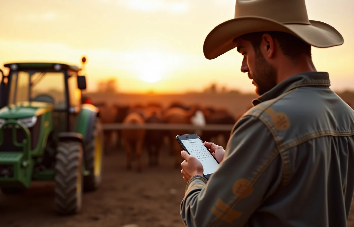When farm work controls your dating calendar - supporting editorial photograph