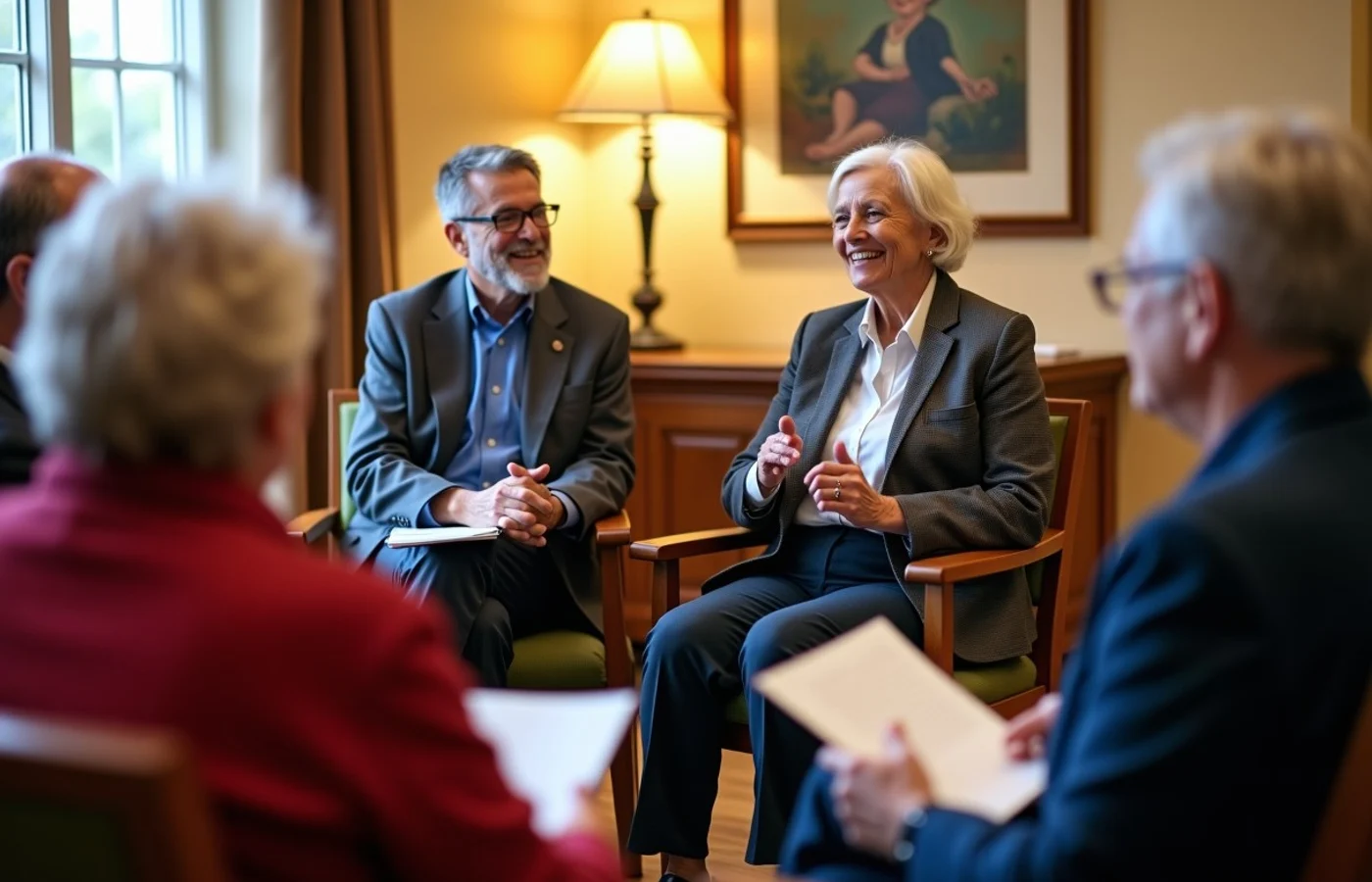 Comfortable venues for adults over 60 - supporting editorial photograph