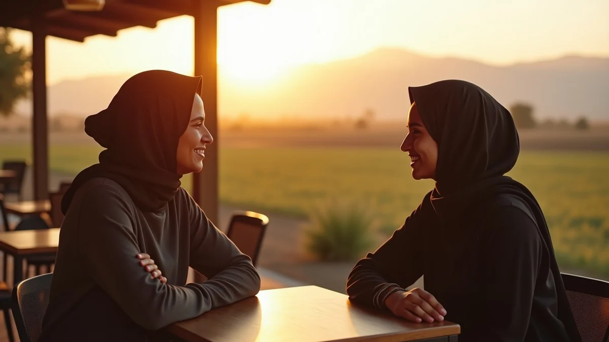 Muslim Singles Dating in Bakersfield with Faith and Marriage Goals in View - editorial photograph