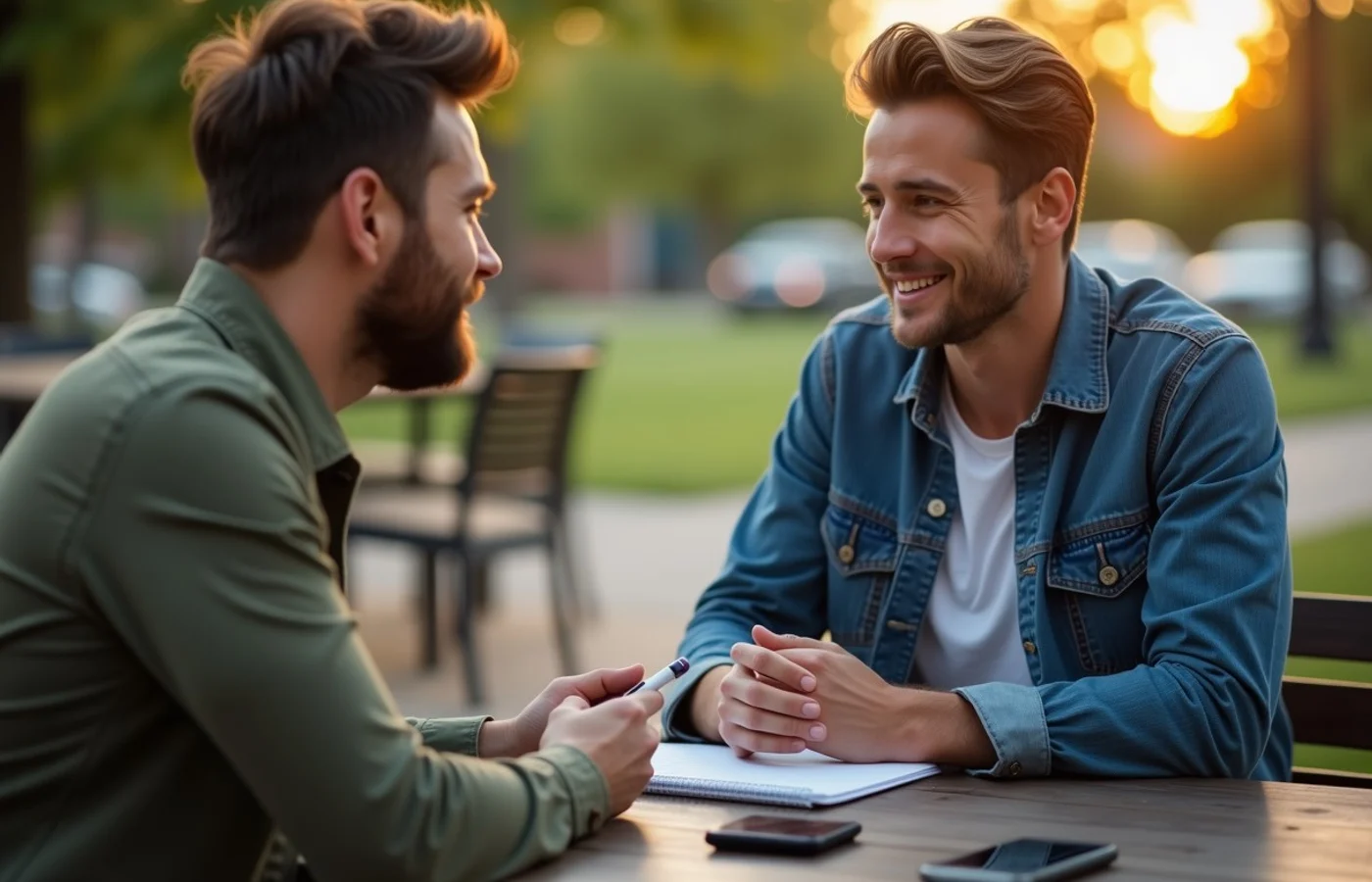 Before a conversation moves beyond the app - supporting editorial photograph