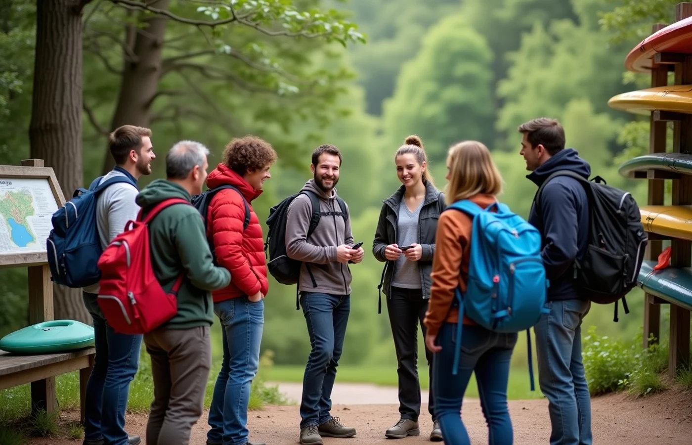 Evidence of a real local outdoor community - supporting editorial photograph
