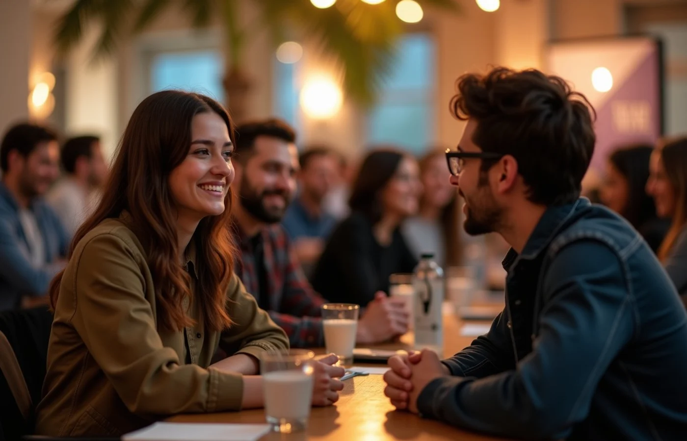 Career-network events or dedicated dating platforms - supporting editorial photograph